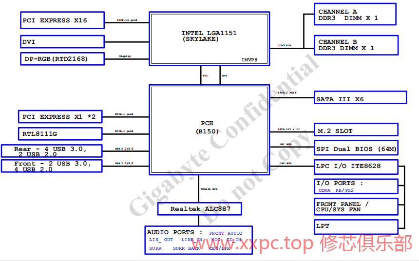 GA-B150M-D2V DDR3.png