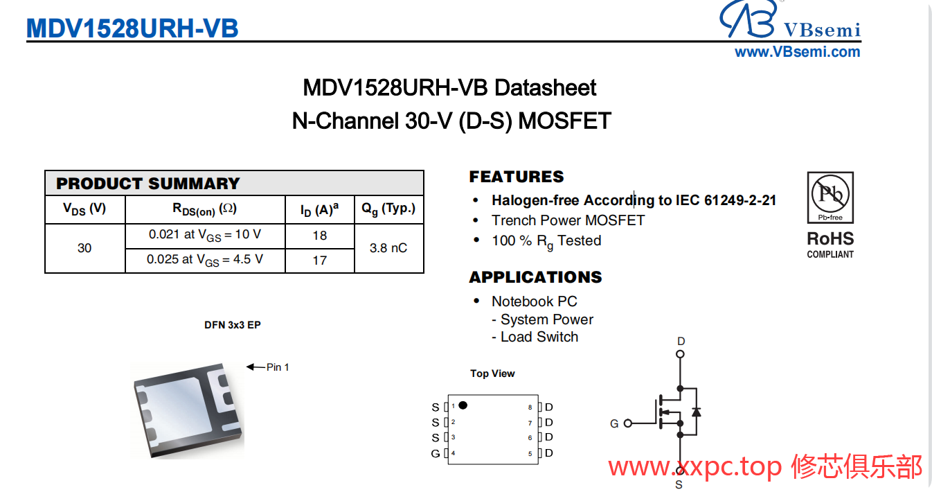 MDV1528URH-VB 芯片 PDF 手册