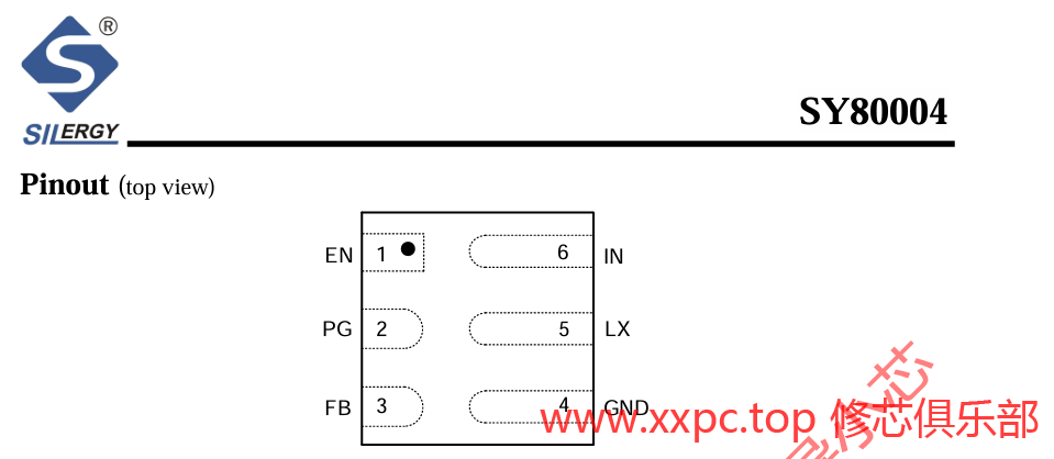 SY80004 芯片 PDF 手册