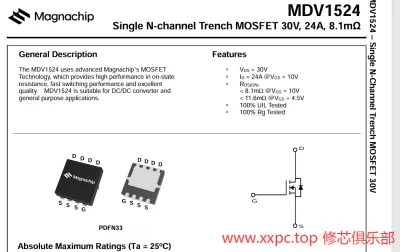 MDV1524URH 芯片 PDF 手册