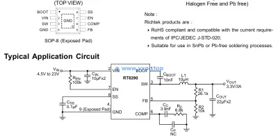 RT8290 芯片 PDF 手册